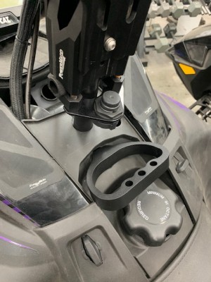 Arctic cat tether relocation bracket