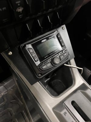 RZR Pro XP head unit mounting plate